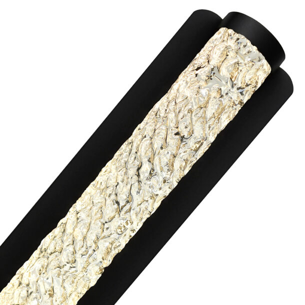 Fiji Integrated LED Black Outdoor Wall Light - Image 5