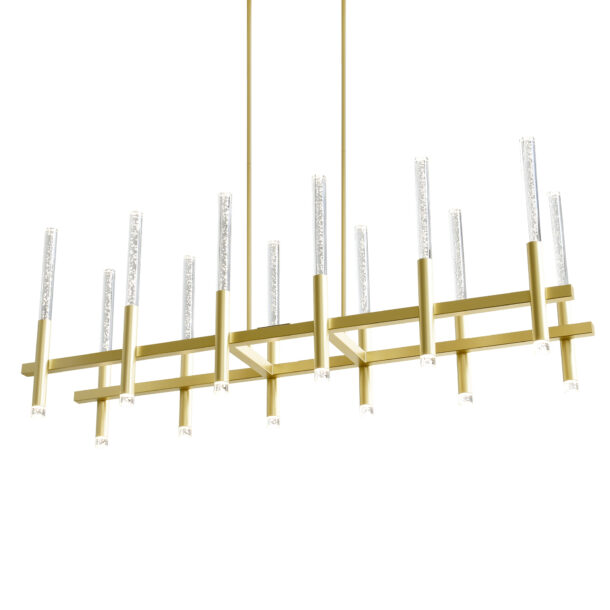 Dragonswatch Integrated LED Satin Gold Island/Pool Table Light - Image 3