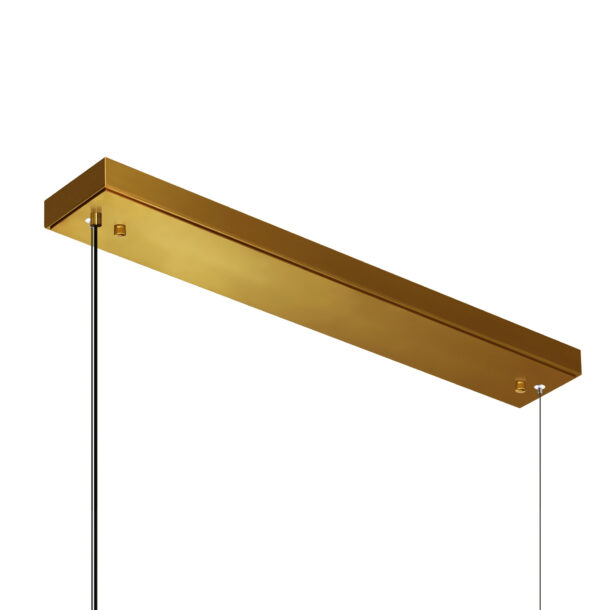 Moon Integrated LED Brass Chandelier - Image 7