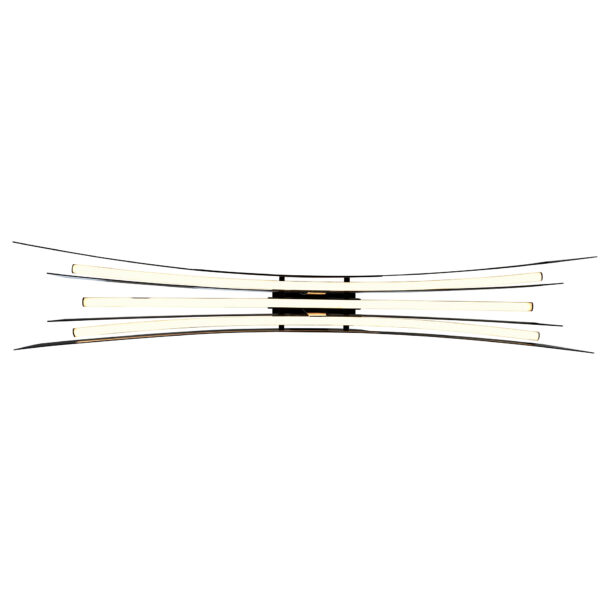 Solara Integrated LED Black Chandelier - Image 5