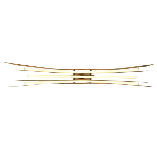Solara Integrated LED Brass Chandelier - Image 5