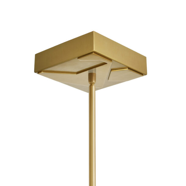 Solara Integrated LED Brass Chandelier - Image 7