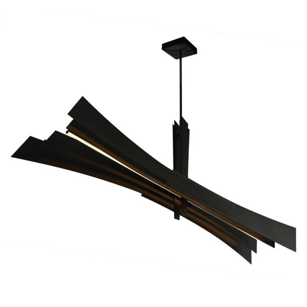 Solara Integrated LED Black Chandelier - Image 3