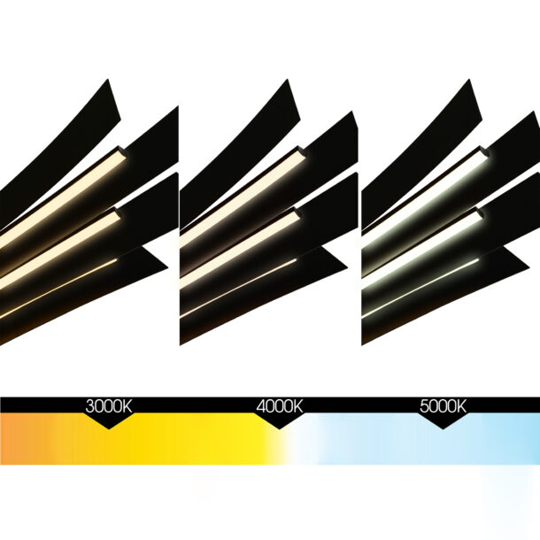 Solara Integrated LED Black Chandelier - Image 5