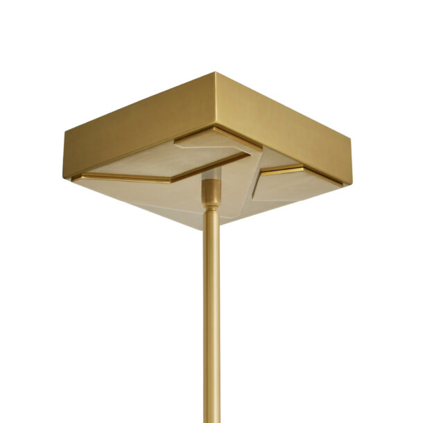 Solara Integrated LED Brass Chandelier - Image 7